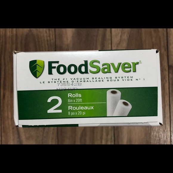 🎄Food  saver heat seal rolls x 2 - 8” x 20’ NIB - Picture 4 of 6